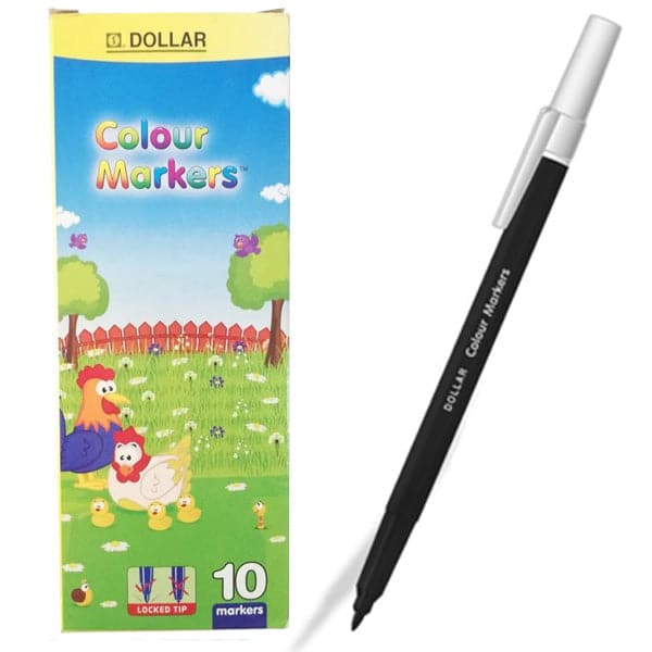 Dollar Colour Marker Black