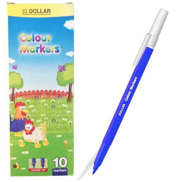 Dollar Colour Marker Blue
