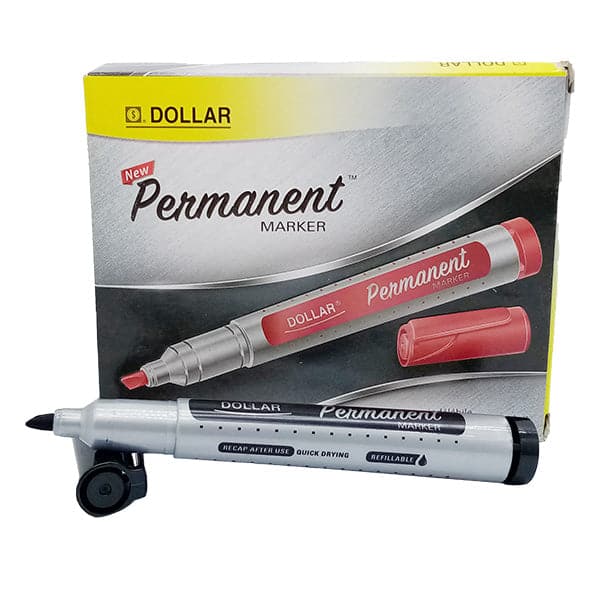 Dollar Permanent Marker Chisel Tip 1pc