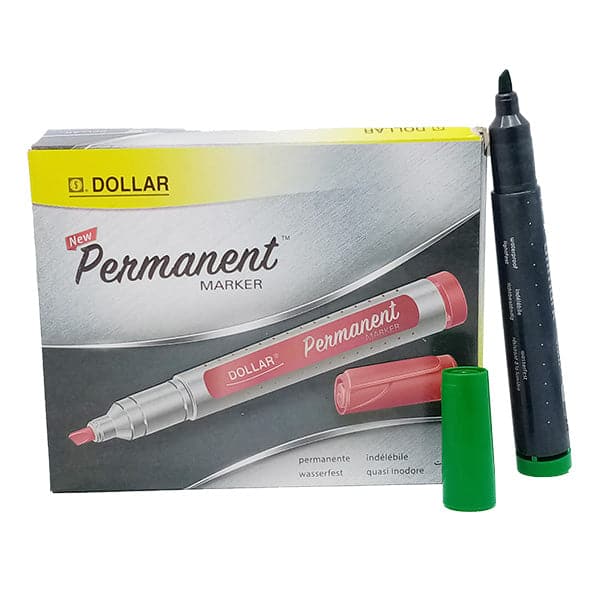Dollar Permanent Marker Chisel Tip 1pc