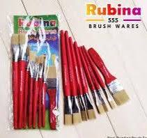 Rubina Synthetic Hair Brush Set (09 Pcs Set)