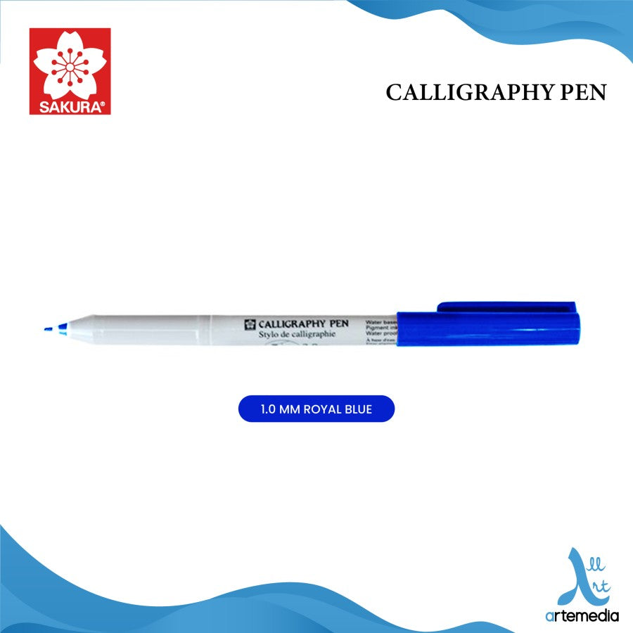 Sakura Calligraphy Pen 1.0 | 2.0 | 3.0mm(Blue)
